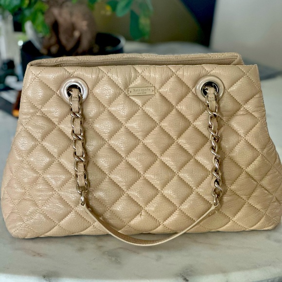 kate spade Bags Kate Spade Ivory Gold Coast Maryanne Tote Bag